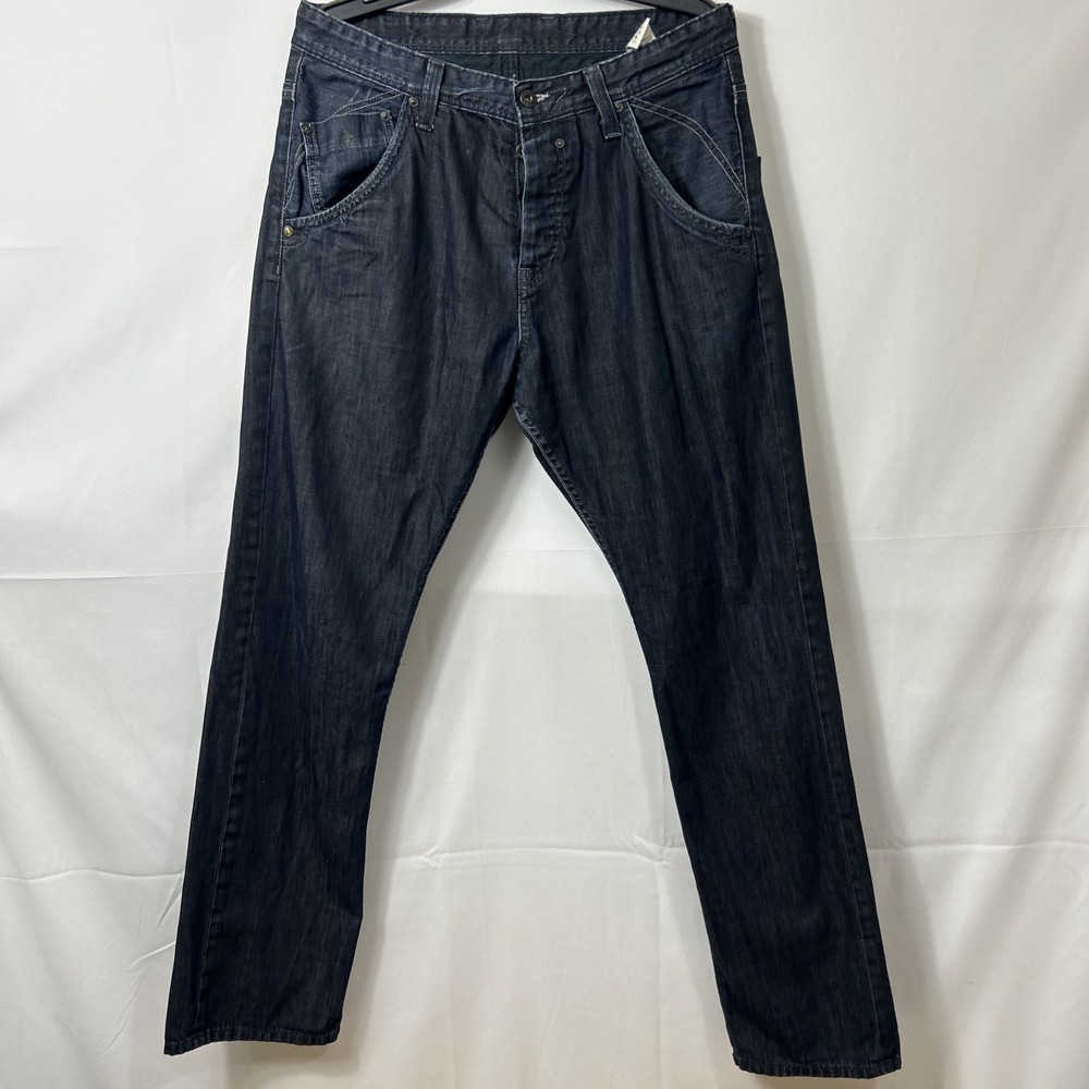 Pepe Jeans London M242 B10 Stoke Men's Jeans 34x32 Dark Wash 100% Cotton Casual